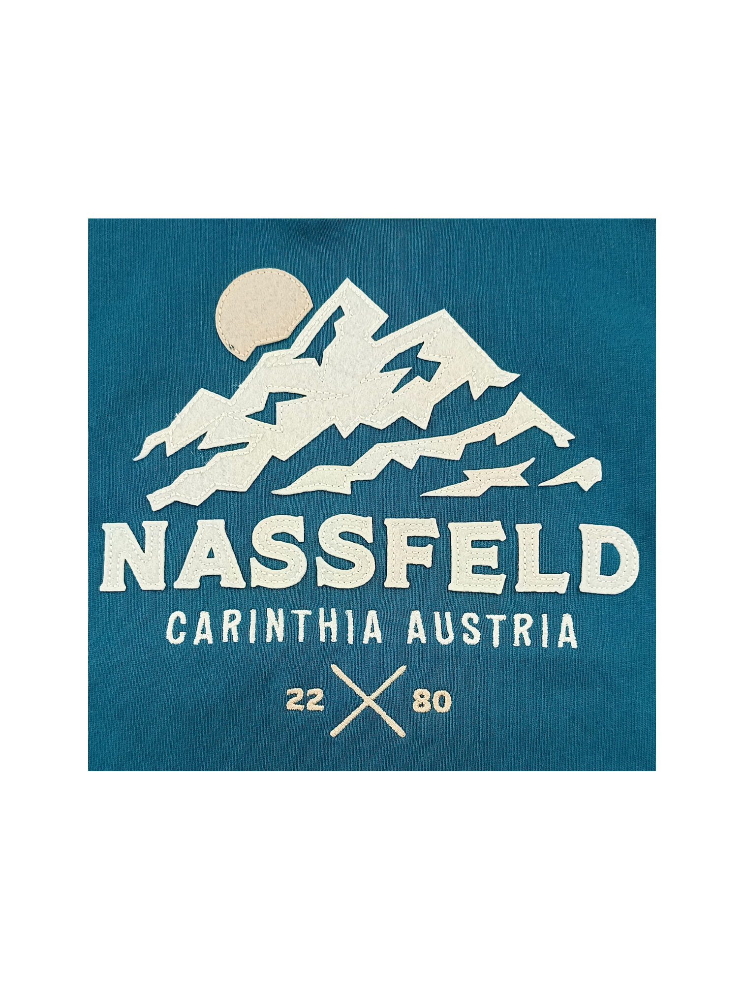 Nassfeld Mountain Hoodie Kids – „Mosaic 2280“