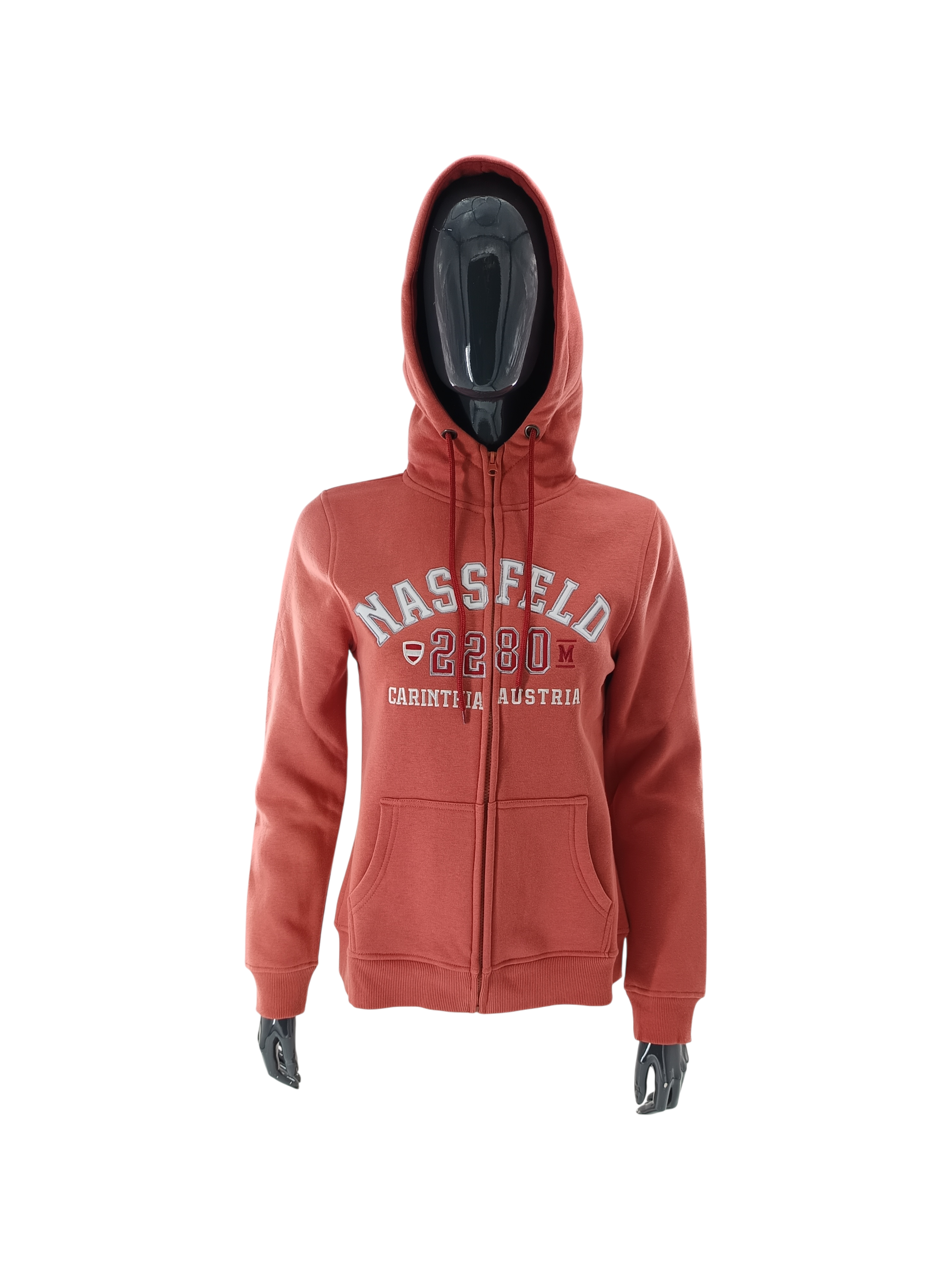 Nassfeld 2280 Zip Hoodie Women, red