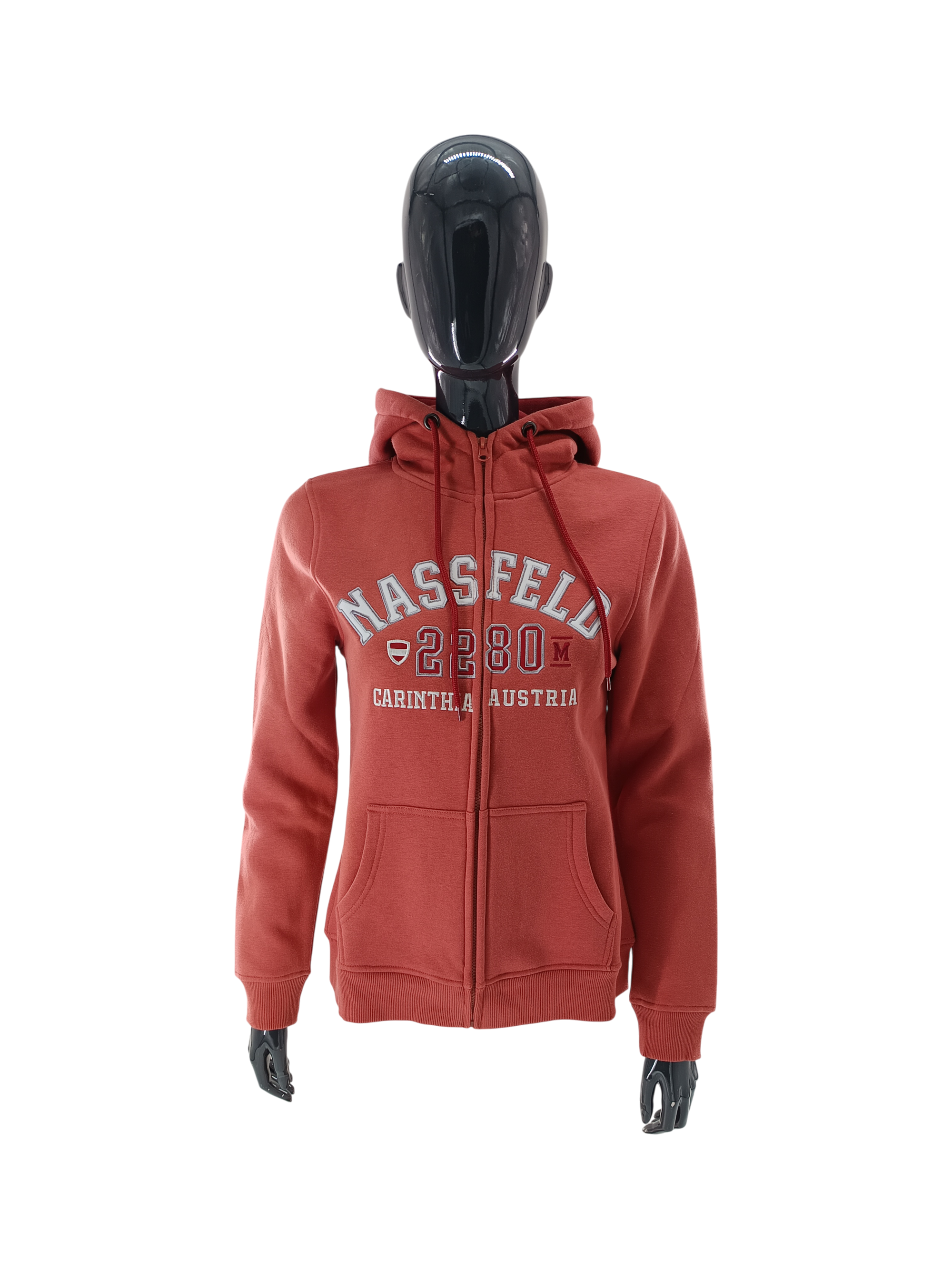 Nassfeld 2280 Zip Hoodie Women, red