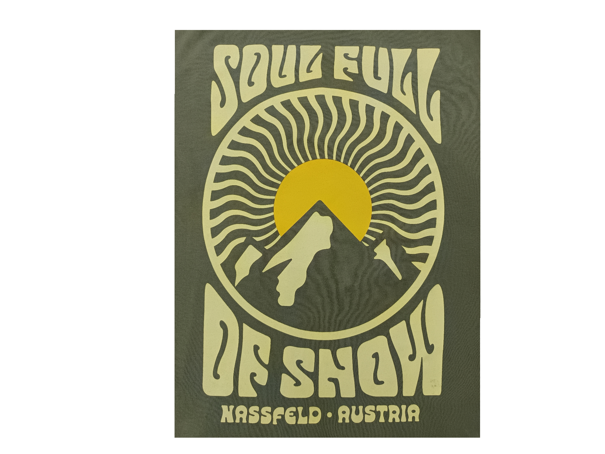 Nassfeld „SoulFull“ Longsleeve – Relaxed Fit (Men), olive