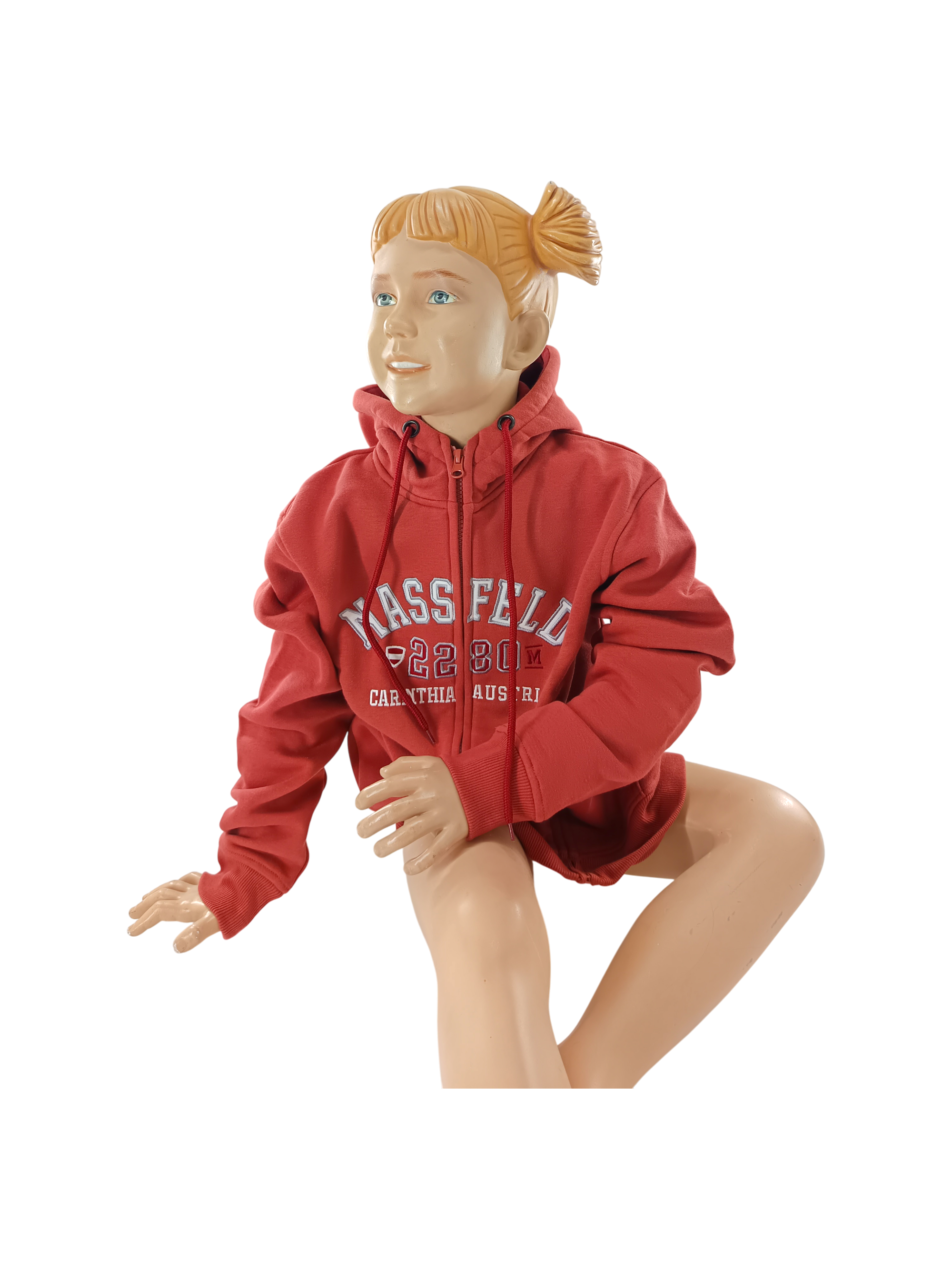 Nassfeld 2280 Zip Hoodie Kids – Classic, Red